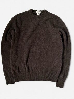 Club Monaco Crewneck Sweater in Dark Brown